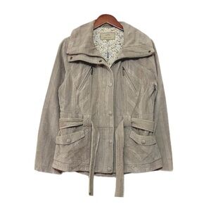 Per Una Belted Corduroy Shawl Collar Jacket